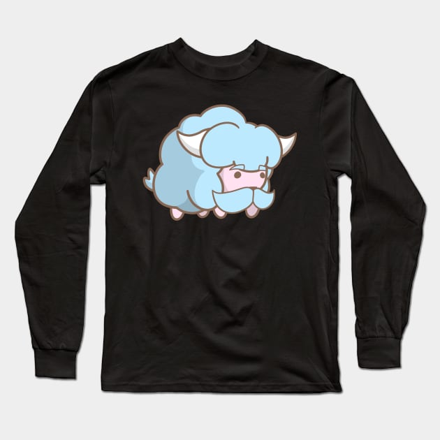 Starbound- Ice Fluffalo Long Sleeve T-Shirt by CaptainPoptop